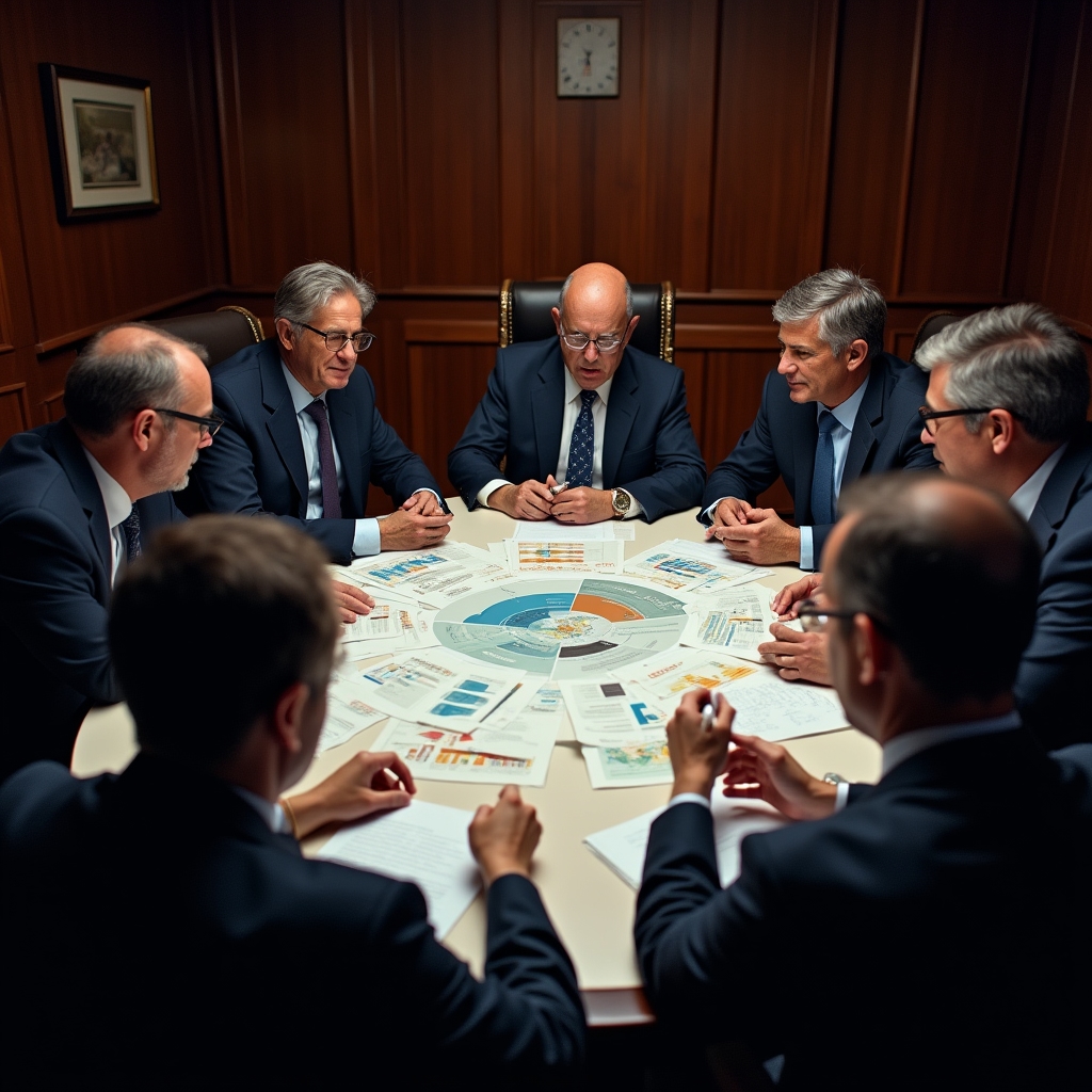 Board effectiveness review session in progress