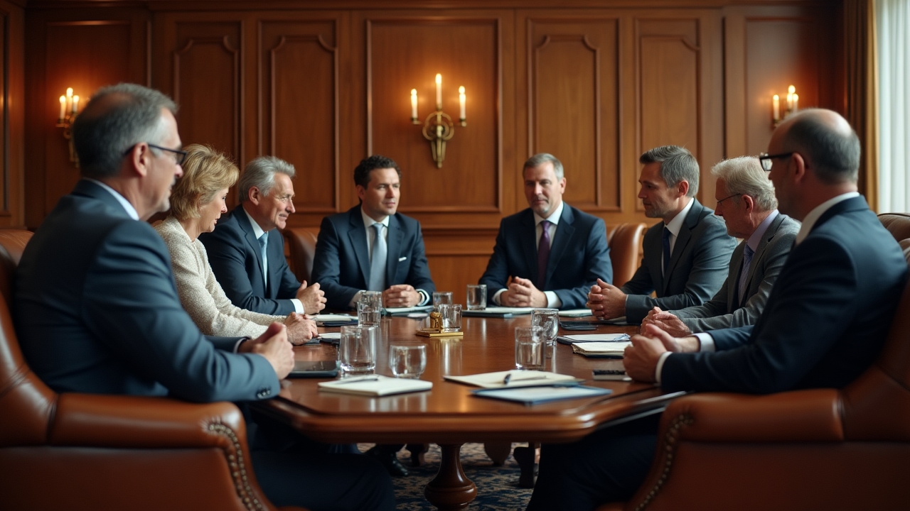 Peer leadership group in session